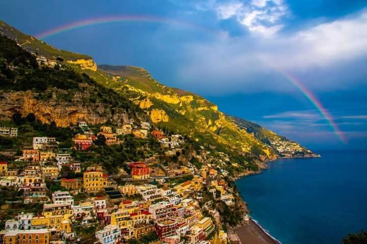 La Nunziata Apartment Positano Bagian luar foto